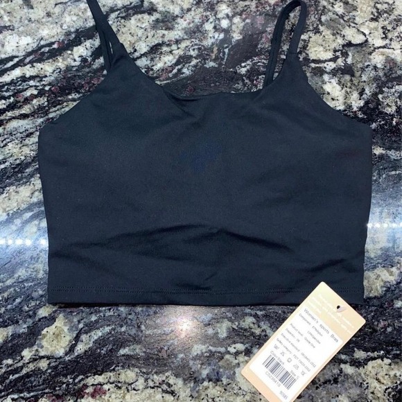 Other - I want to feel RELAXED Sports Bra NWT,‎ Black, sz Small